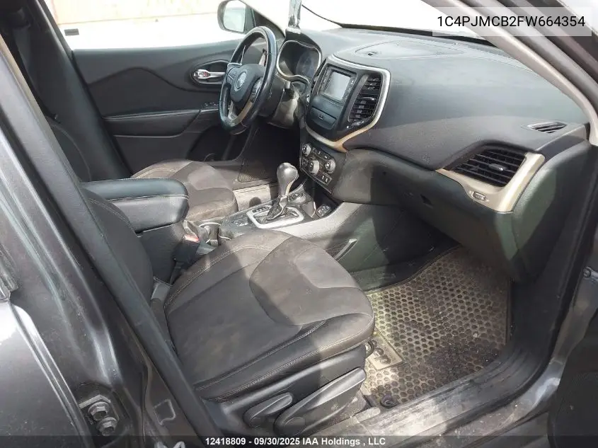 1C4PJMCB2FW664354 2015 Jeep Cherokee North