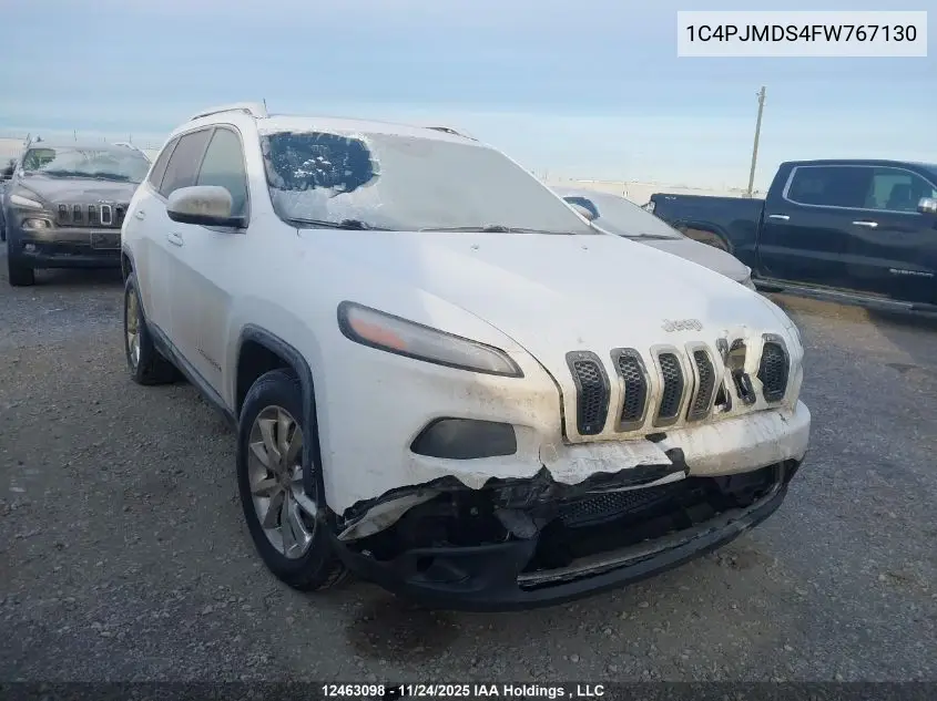 1C4PJMDS4FW767130 2015 Jeep Cherokee Limited