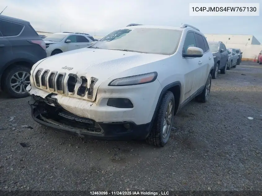 1C4PJMDS4FW767130 2015 Jeep Cherokee Limited