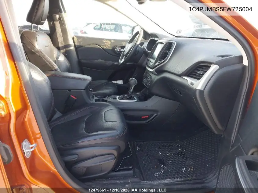 1C4PJMBS5FW725004 2015 Jeep Cherokee Trailhawk