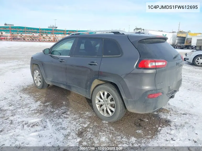 1C4PJMDS1FW612695 2015 Jeep Cherokee Limited