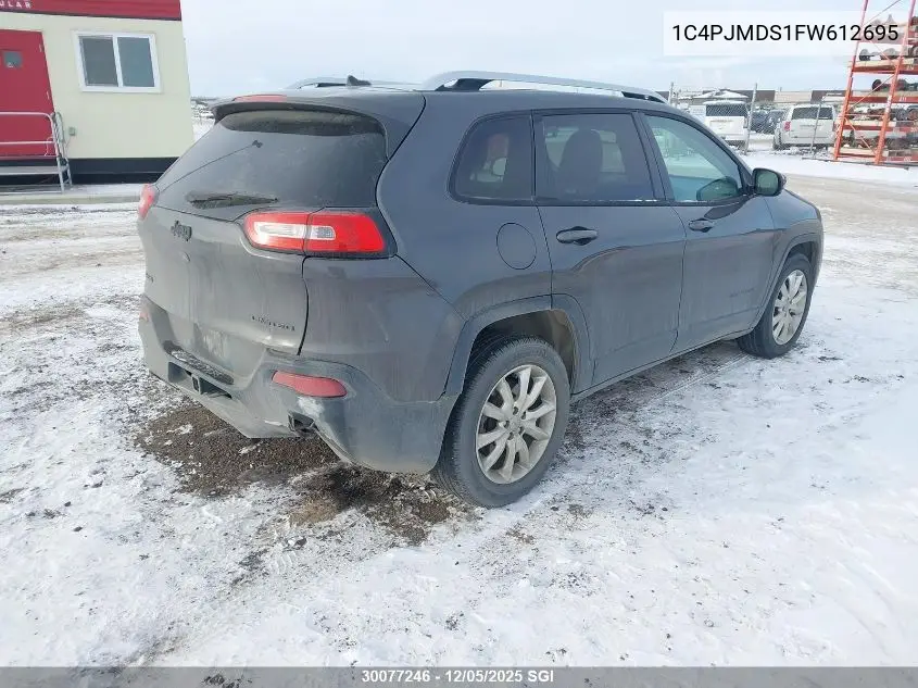 1C4PJMDS1FW612695 2015 Jeep Cherokee Limited