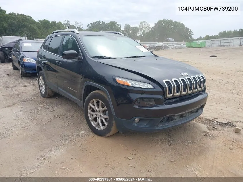 2015 Jeep Cherokee Latitude VIN: 1C4PJMCB0FW739200 Lot: 40297981