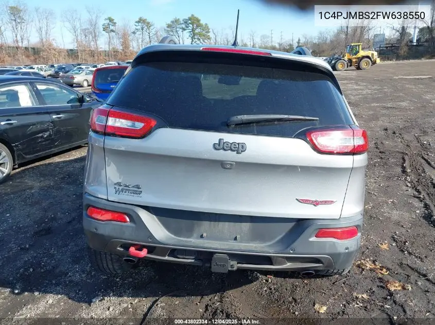 1C4PJMBS2FW638550 2015 Jeep Cherokee Trailhawk