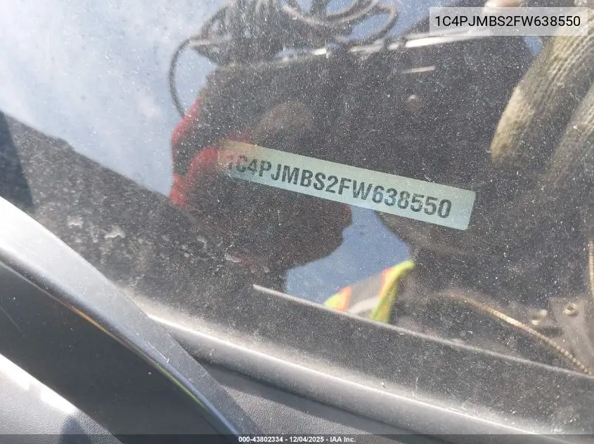 1C4PJMBS2FW638550 2015 Jeep Cherokee Trailhawk