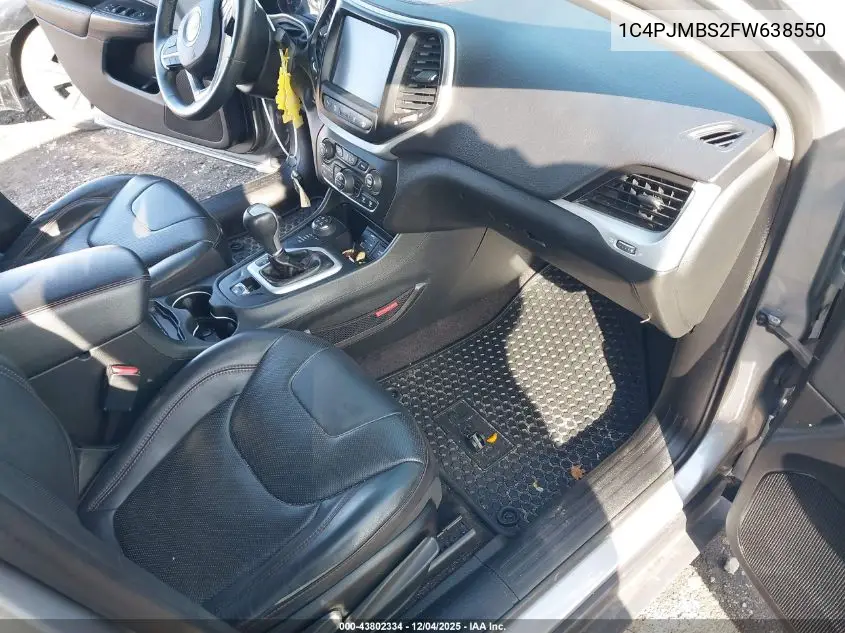 1C4PJMBS2FW638550 2015 Jeep Cherokee Trailhawk
