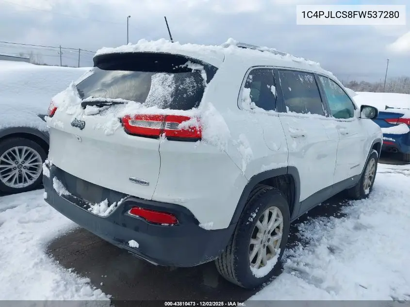 1C4PJLCS8FW537280 2015 Jeep Cherokee Latitude