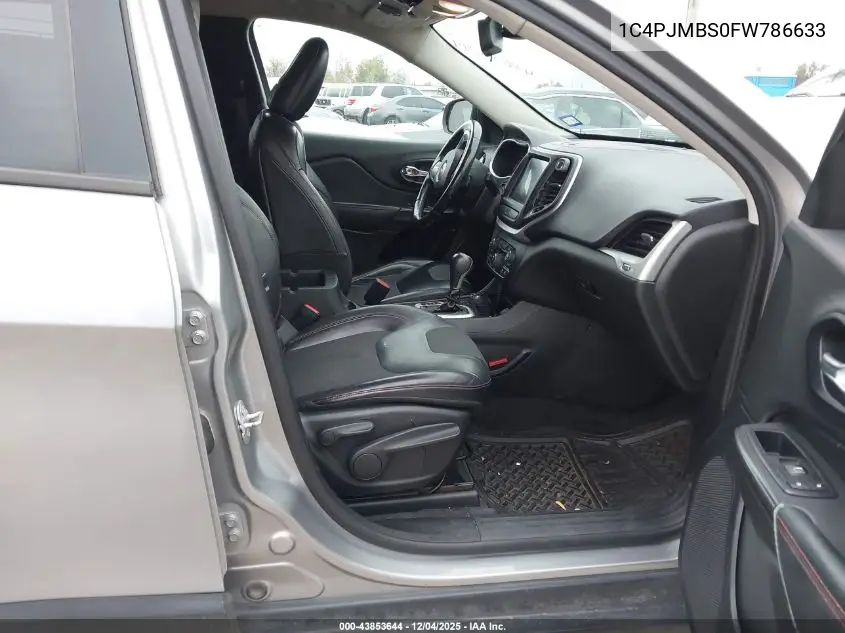 1C4PJMBS0FW786633 2015 Jeep Cherokee Trailhawk