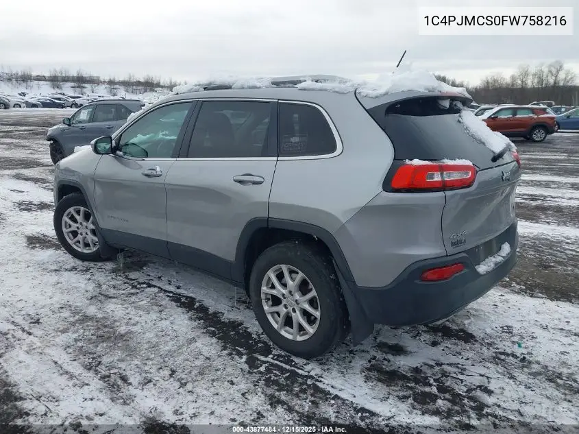 1C4PJMCS0FW758216 2015 Jeep Cherokee Latitude