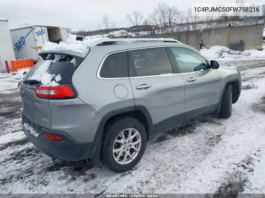 1C4PJMCS0FW758216 2015 Jeep Cherokee Latitude