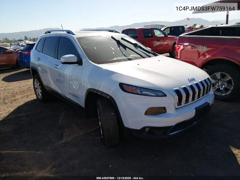 1C4PJMDS3FW759164 2015 Jeep Cherokee Limited