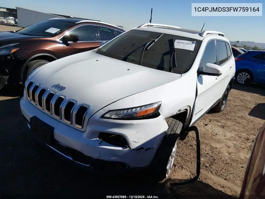 1C4PJMDS3FW759164 2015 Jeep Cherokee Limited