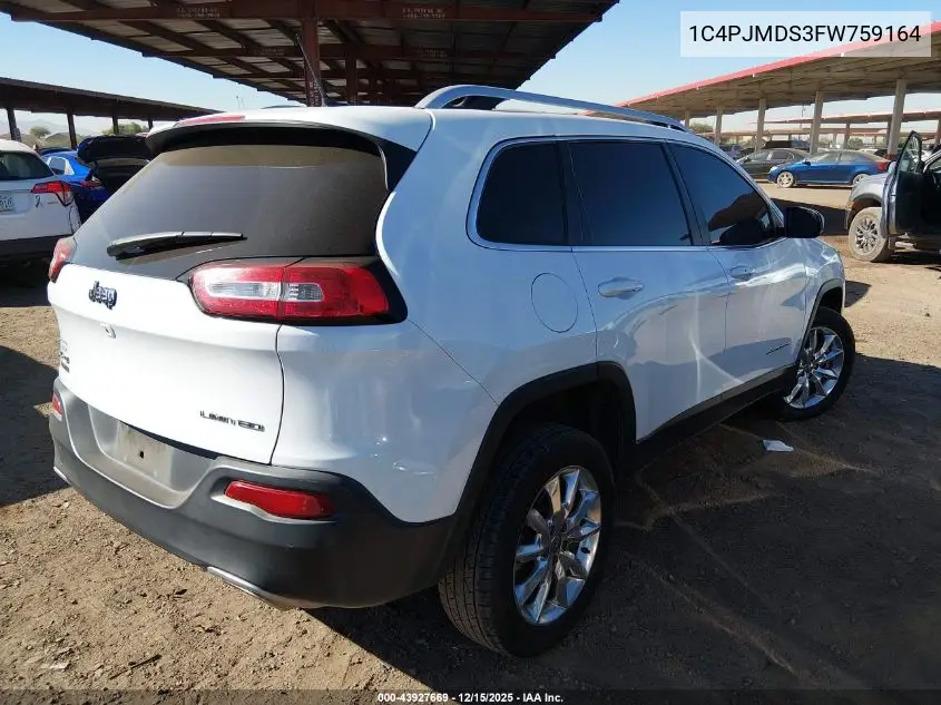 1C4PJMDS3FW759164 2015 Jeep Cherokee Limited