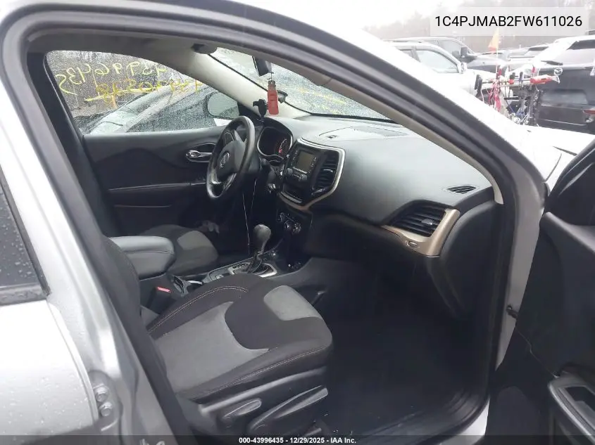 1C4PJMAB2FW611026 2015 Jeep Cherokee Sport