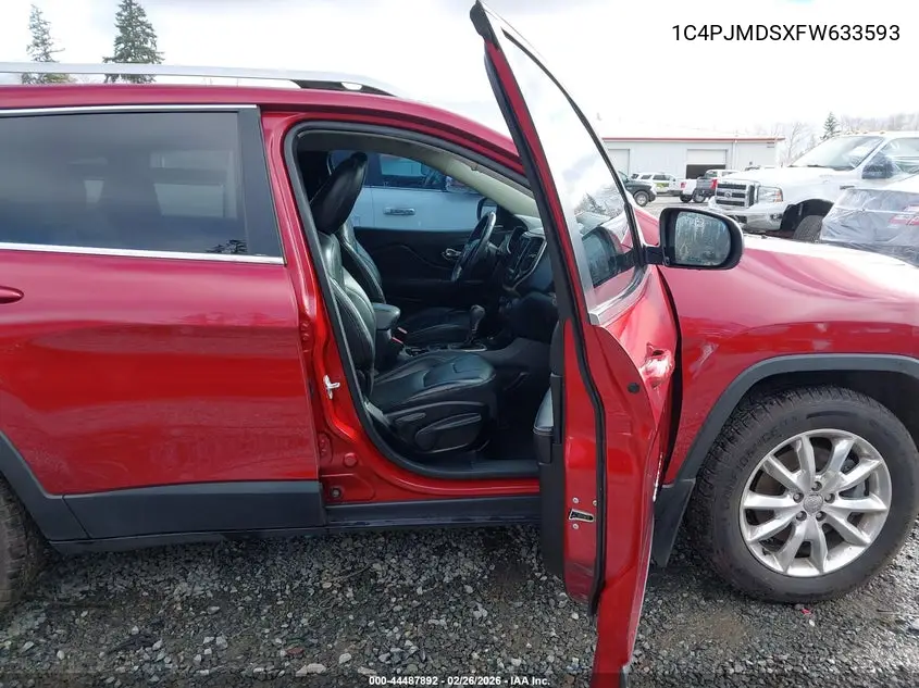 1C4PJMDSXFW633593 2015 Jeep Cherokee Limited