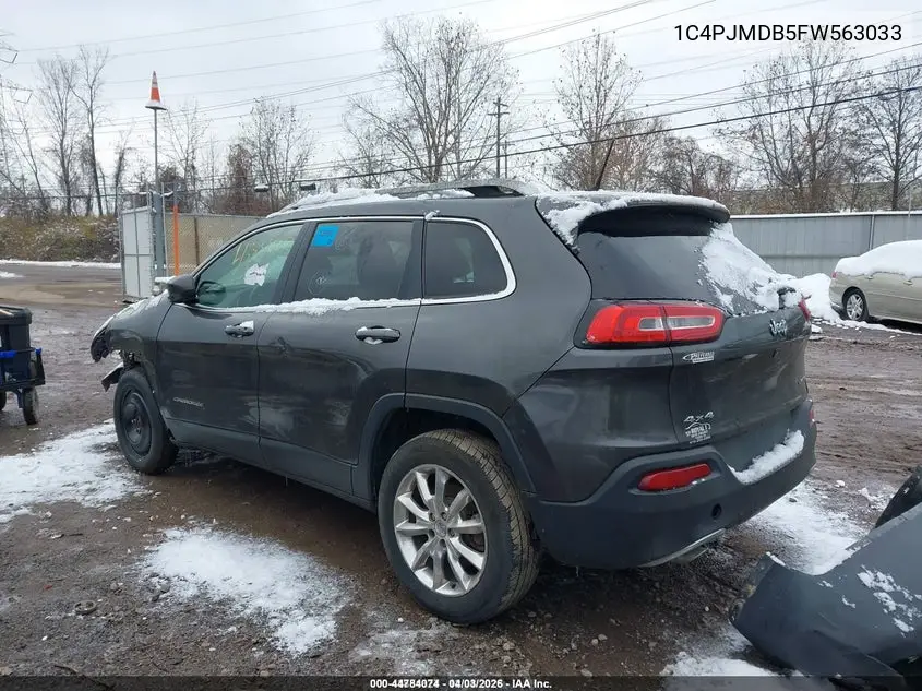 1C4PJMDB5FW563033 2015 Jeep Cherokee Limited
