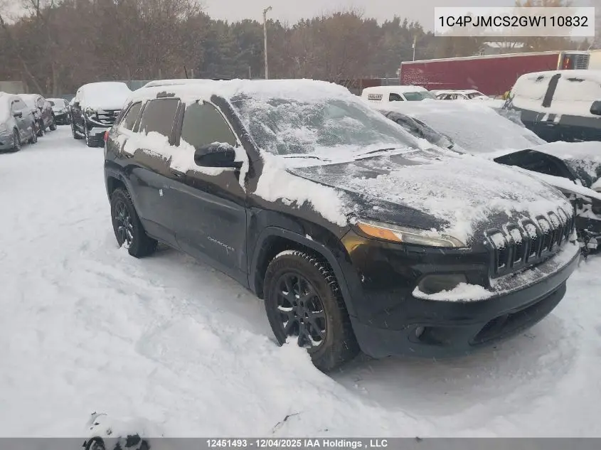 1C4PJMCS2GW110832 2016 Jeep Cherokee