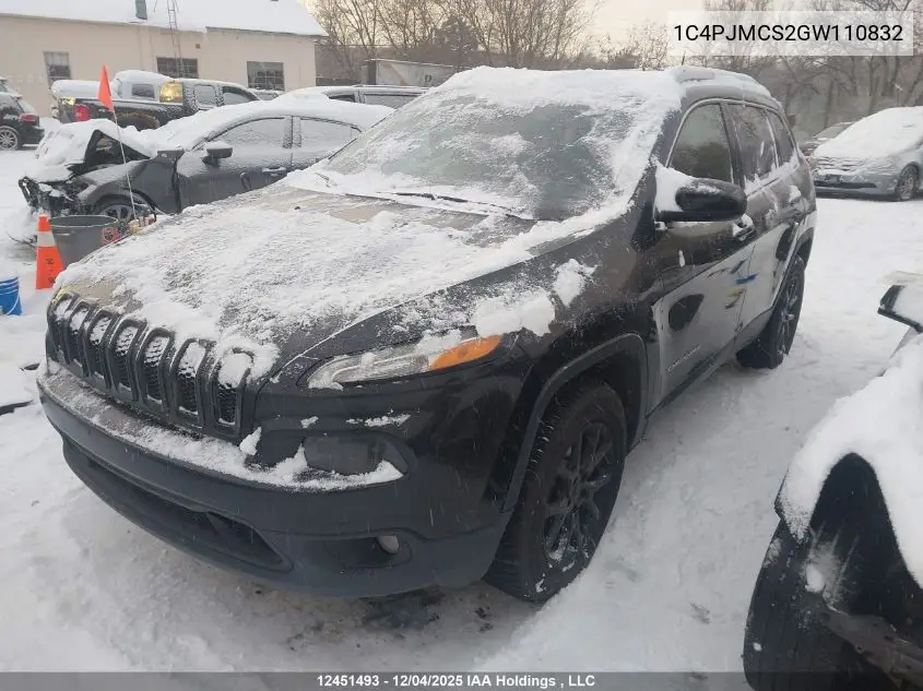 1C4PJMCS2GW110832 2016 Jeep Cherokee