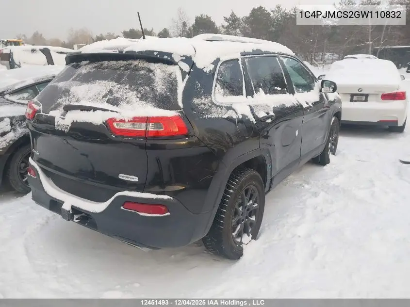 1C4PJMCS2GW110832 2016 Jeep Cherokee