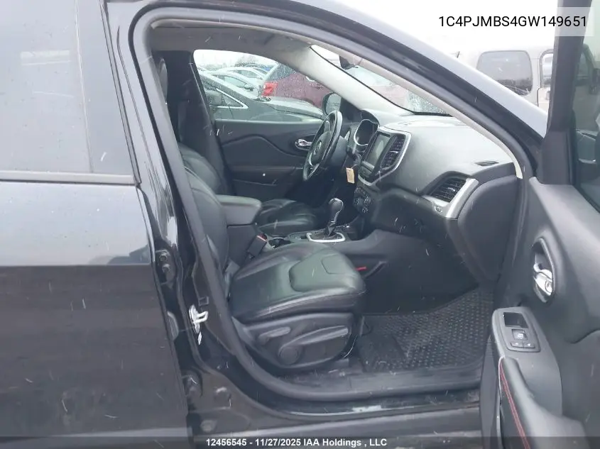1C4PJMBS4GW149651 2016 Jeep Cherokee
