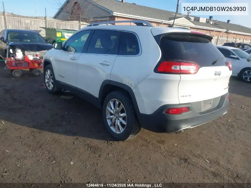 1C4PJMDB1GW263930 2016 Jeep Cherokee