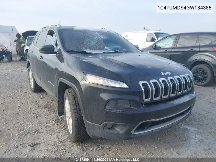 1C4PJMDS4GW134385 2016 Jeep Cherokee Limited