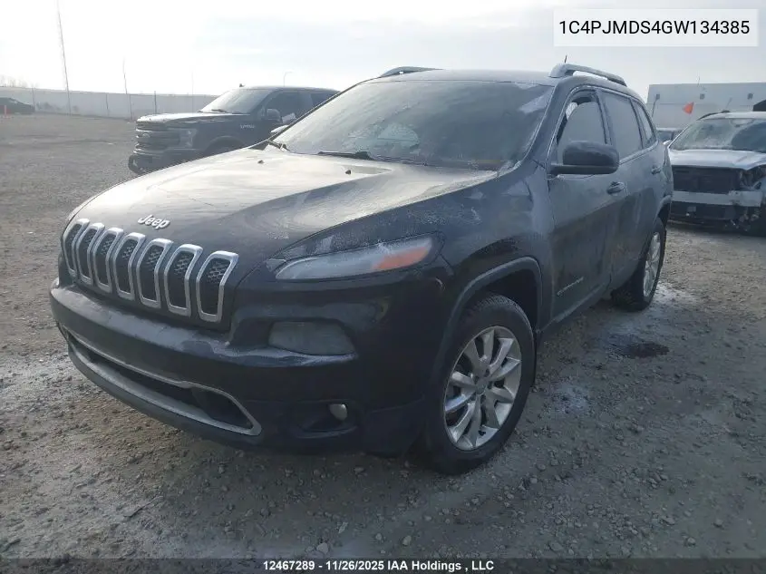 1C4PJMDS4GW134385 2016 Jeep Cherokee Limited