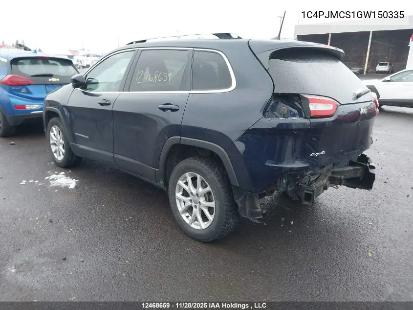 1C4PJMCS1GW150335 2016 Jeep Cherokee North