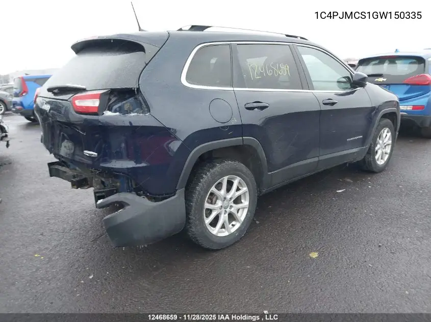 1C4PJMCS1GW150335 2016 Jeep Cherokee North