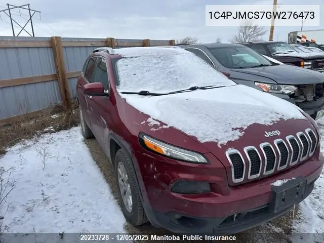 1C4PJMCS7GW276473 2016 Jeep Cherokee North