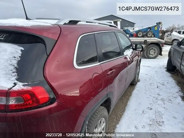 1C4PJMCS7GW276473 2016 Jeep Cherokee North