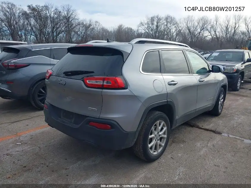 1C4PJLCB8GW201257 2016 Jeep Cherokee Latitude