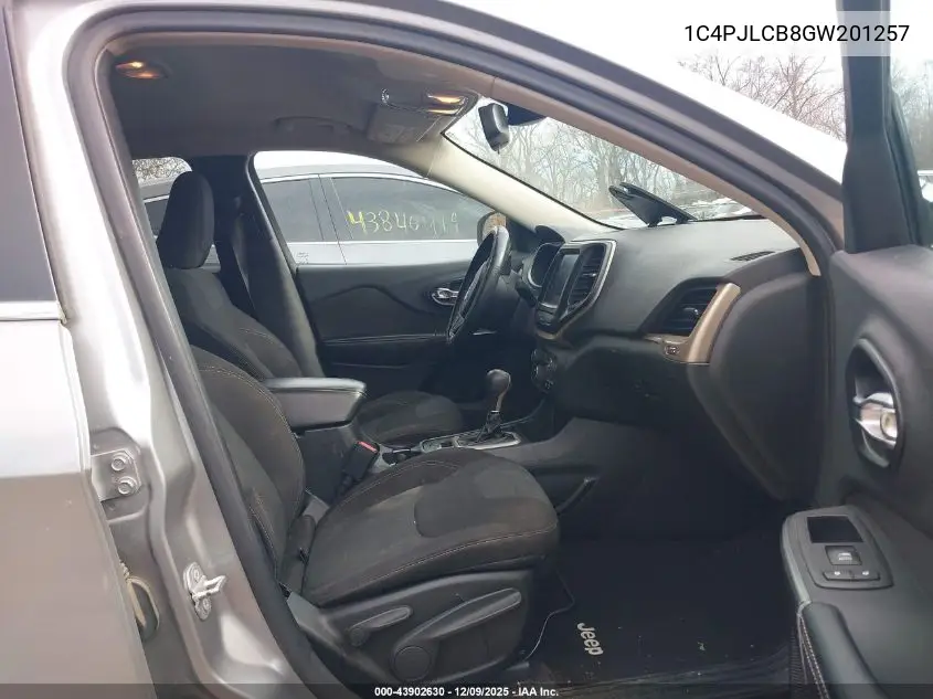 1C4PJLCB8GW201257 2016 Jeep Cherokee Latitude
