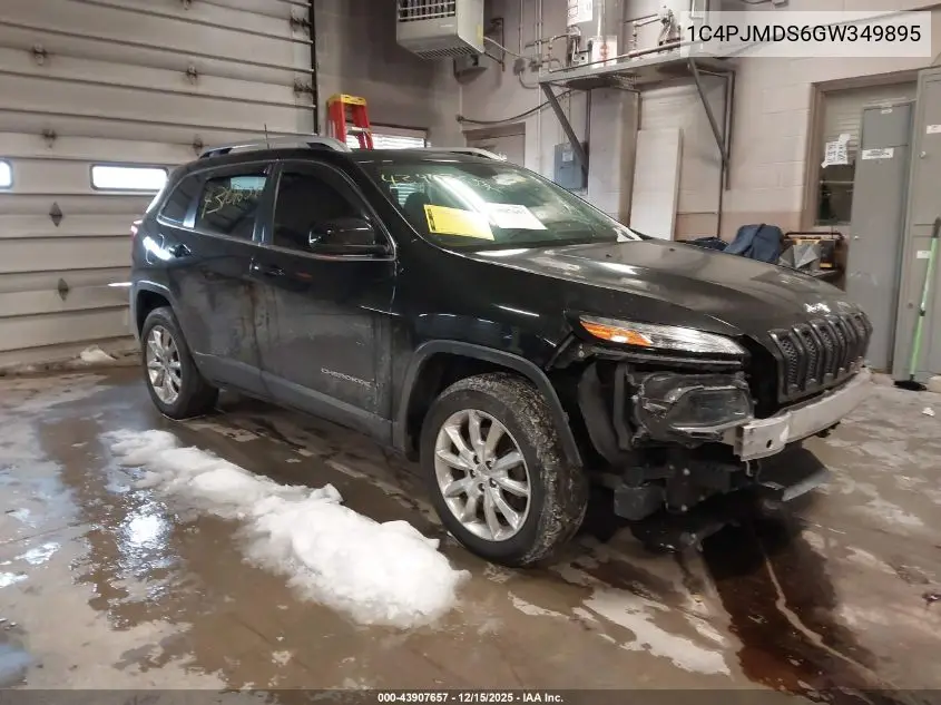 1C4PJMDS6GW349895 2016 Jeep Cherokee Limited