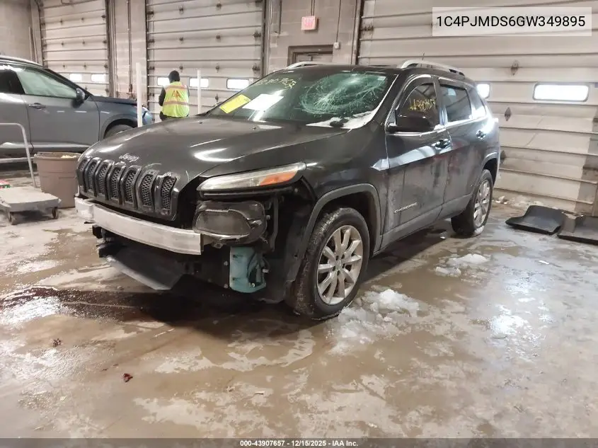 1C4PJMDS6GW349895 2016 Jeep Cherokee Limited