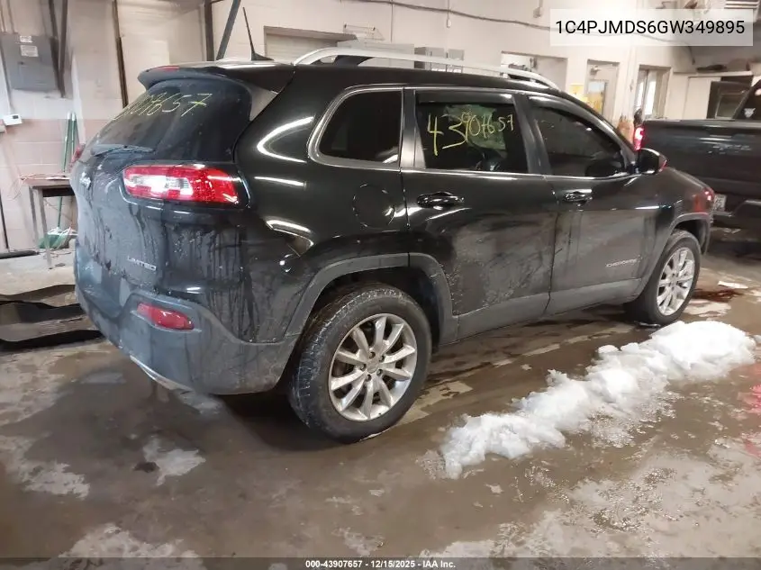 1C4PJMDS6GW349895 2016 Jeep Cherokee Limited