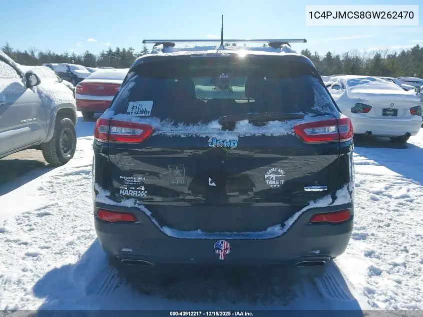 1C4PJMCS8GW262470 2016 Jeep Cherokee Latitude