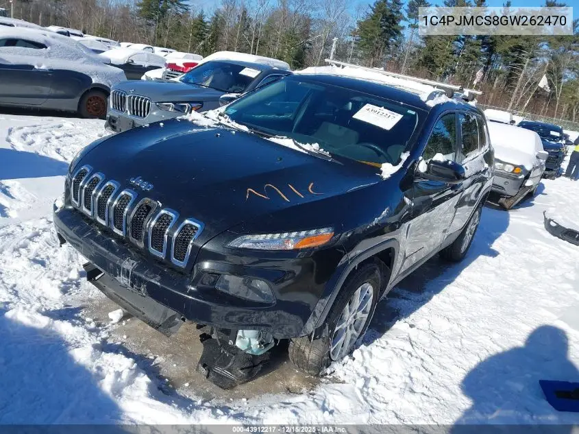 1C4PJMCS8GW262470 2016 Jeep Cherokee Latitude