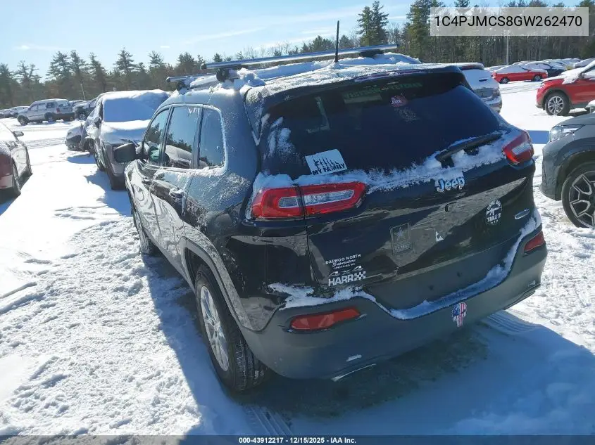 1C4PJMCS8GW262470 2016 Jeep Cherokee Latitude