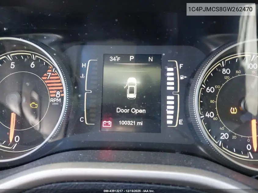 1C4PJMCS8GW262470 2016 Jeep Cherokee Latitude