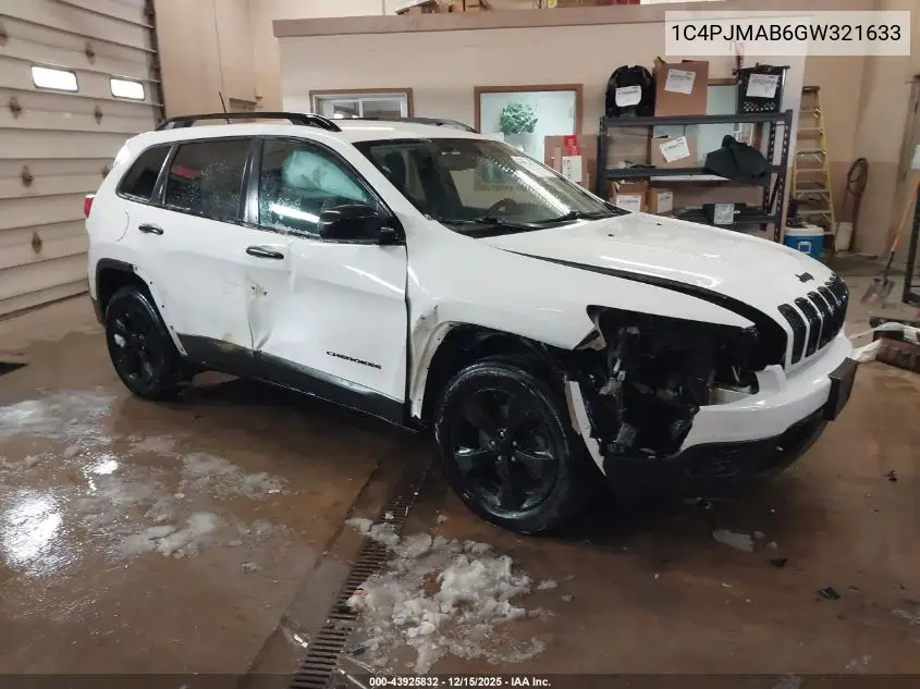 1C4PJMAB6GW321633 2016 Jeep Cherokee Altitude
