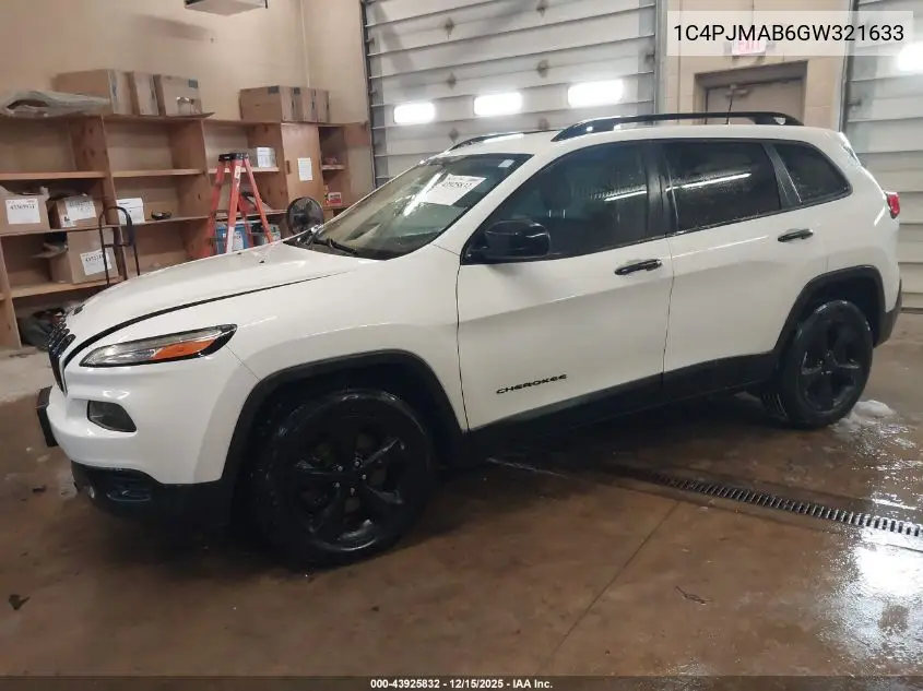 1C4PJMAB6GW321633 2016 Jeep Cherokee Altitude