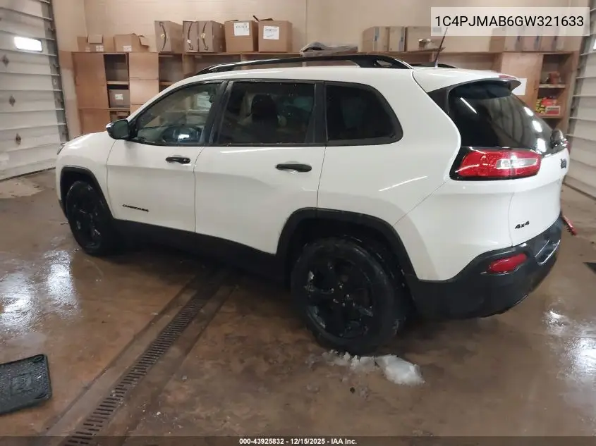 1C4PJMAB6GW321633 2016 Jeep Cherokee Altitude