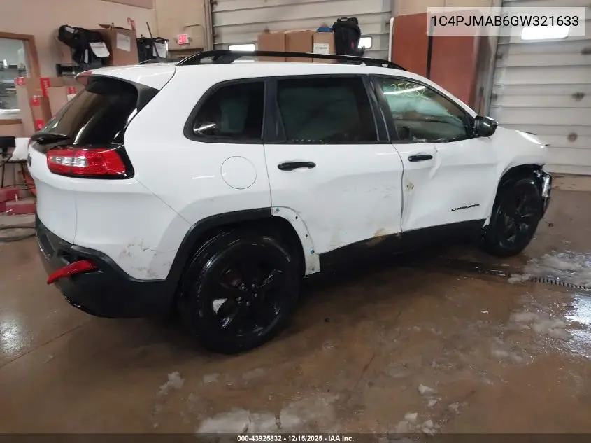 1C4PJMAB6GW321633 2016 Jeep Cherokee Altitude