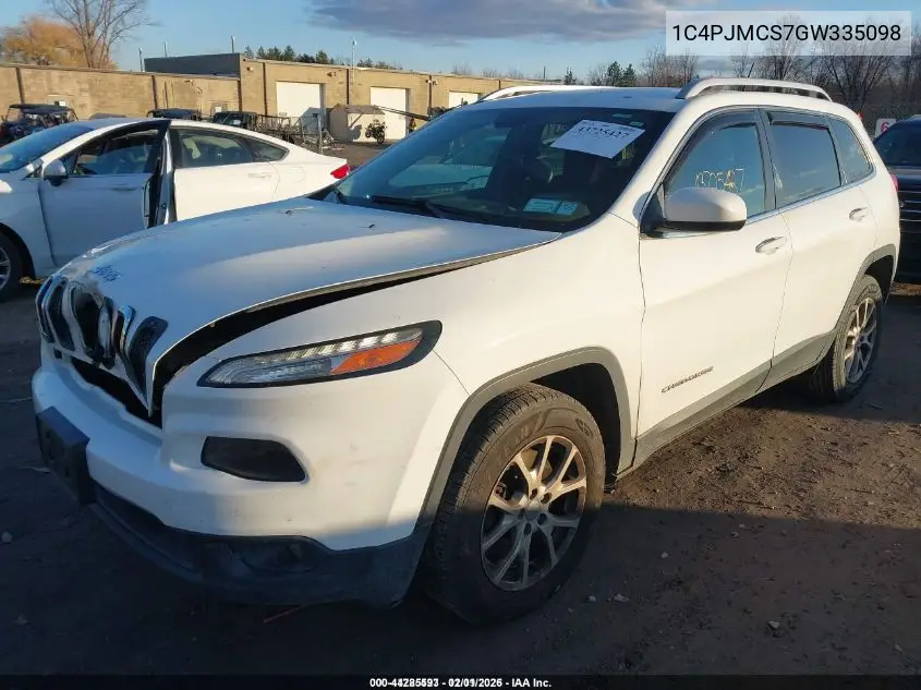 1C4PJMCS7GW335098 2016 Jeep Cherokee Latitude