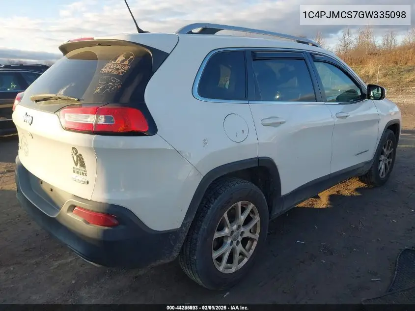 1C4PJMCS7GW335098 2016 Jeep Cherokee Latitude