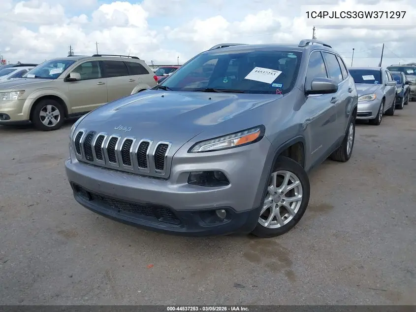 1C4PJLCS3GW371297 2016 Jeep Cherokee Latitude