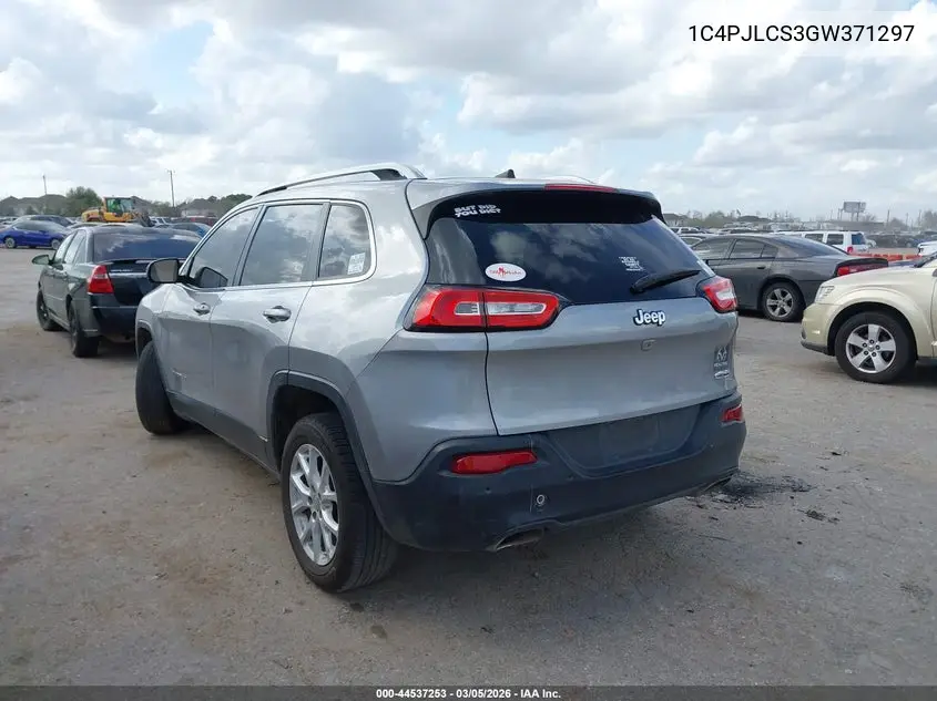 1C4PJLCS3GW371297 2016 Jeep Cherokee Latitude