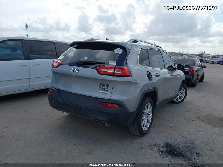 1C4PJLCS3GW371297 2016 Jeep Cherokee Latitude