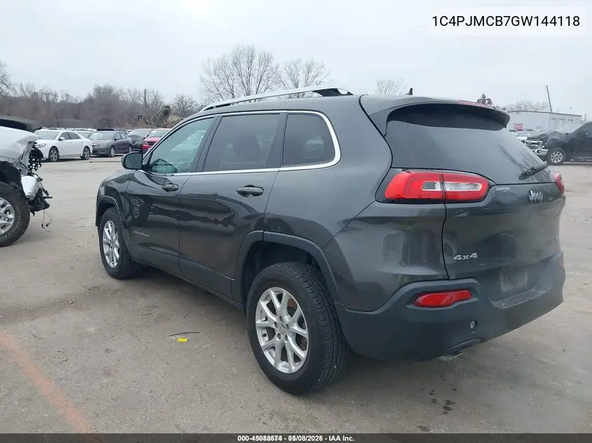 1C4PJMCB7GW144118 2016 Jeep Cherokee Latitude